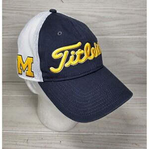 Titleist Michigan TruckerSnapback Golf Hat Embroidered 3D Logo Baseball Cap NCAA